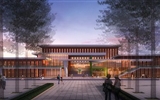 我院一期擴(kuò)建項(xiàng)目大學(xué)生活動(dòng)中心、2棟學(xué)生公寓樓建設(shè)完成主體封頂