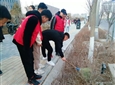 建筑工程系開展創建文明城市志愿者活動