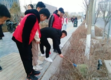 建筑工程系開展創建文明城市志愿者活動