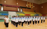 學校舉行甘肅省第五屆大學生運動會武威職業學院代表團出征儀式