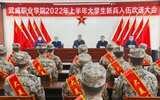 武威職業學院開展2022年上半年大學生新兵入伍歡送活動