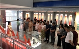 經濟管理系黨總支開展參觀“紅色文化藝術館”，獻禮建黨100周年活動